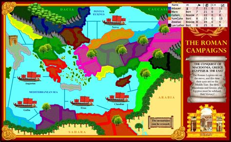 The Roman Campaigns 2 Map