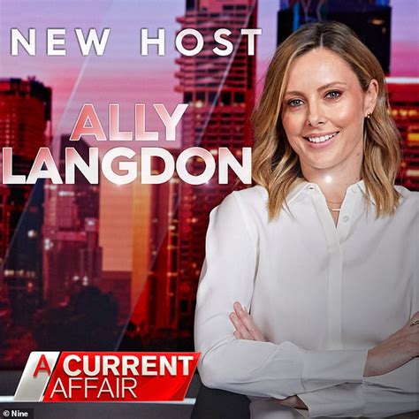 Allison Langdon Is Confirmed As New Host Of A Current Affair Following