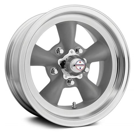American Racing® Vn105d Torq Thrust D 1pc Wheels Gray With Machined Lip Rims