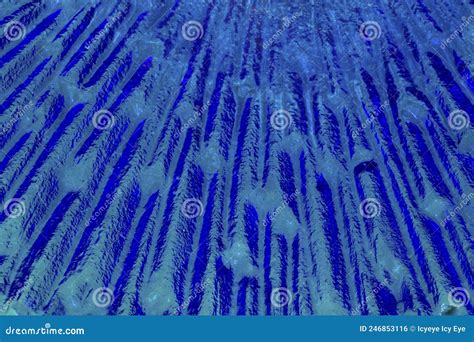 Abstract Blue Green Water Crystal Background Creative Summer Concept