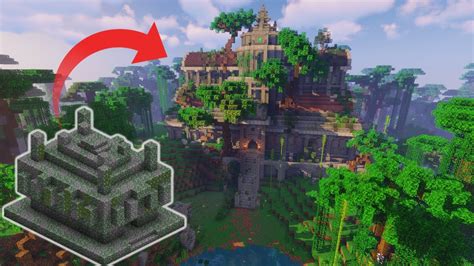 I Transformed The Minecraft Jungle Temple Ft Mcmakistein Youtube