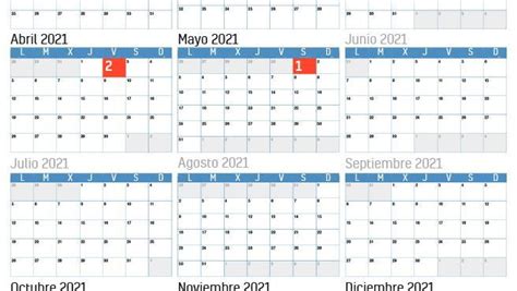 Calendario Laboral 2021 Días Festivos Y Próximos Puentes