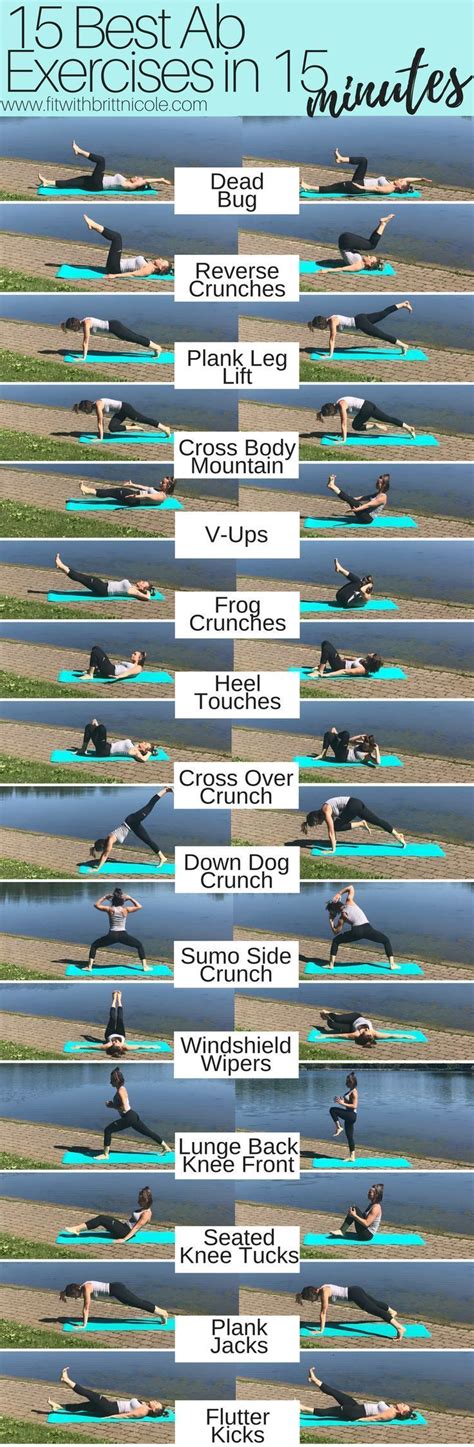 15 Best Ab Exercises In 15 Minutes At Home Ab Workout That Will Only