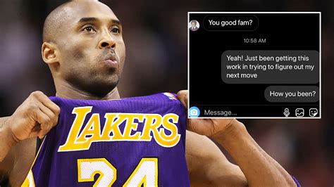 Kobe Bryant Death Final Messages He Sent To Shareef O Neal