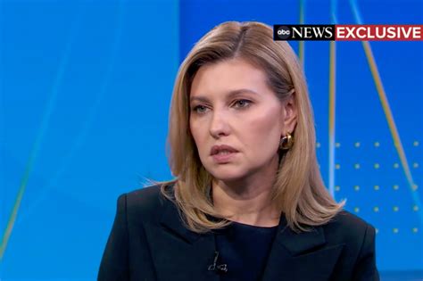 Ukrainian First Lady Olena Zelenska Says Us Aid Is Vital In War