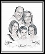 Drawn By Debbie: Drawing Large Family Portraits