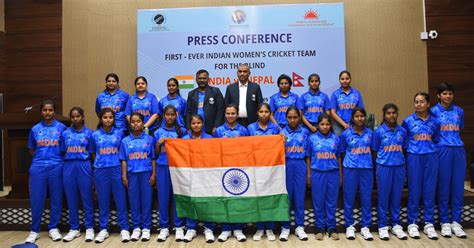 Brand Ambassador Of The Indian Womens Blind Cricket Team Virtually