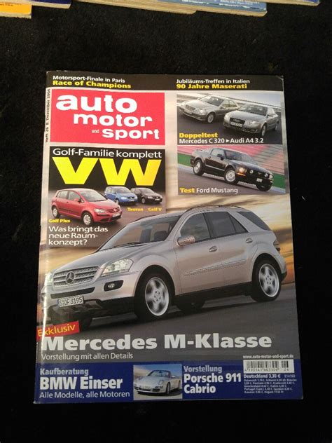 Auto Motor Und Sport Jahrgang 2004 Heft 1fehlt Von Pietsch Paul