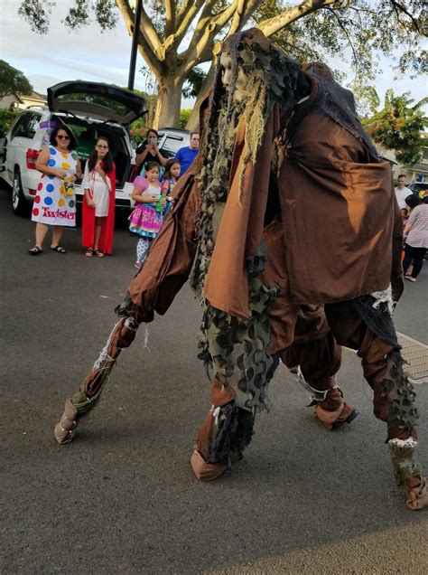 Stilted Spirit Walker Costume Cool Halloween Costumes Monster Costumes Stilt Costume