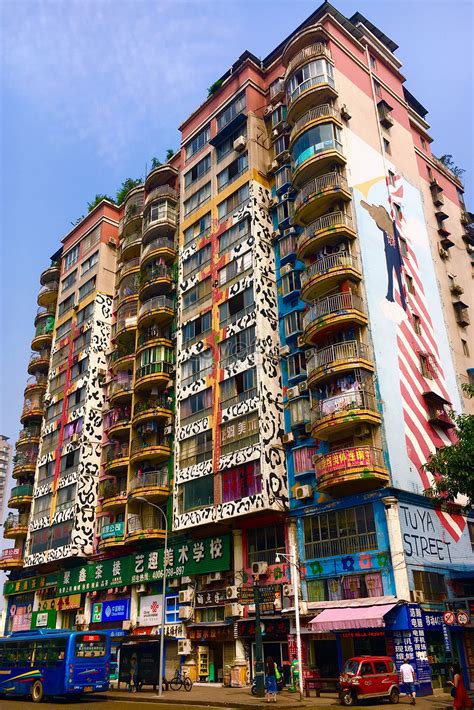 Graffiti Art Street In Huangjueping Chongqing Picture And Hd Photos