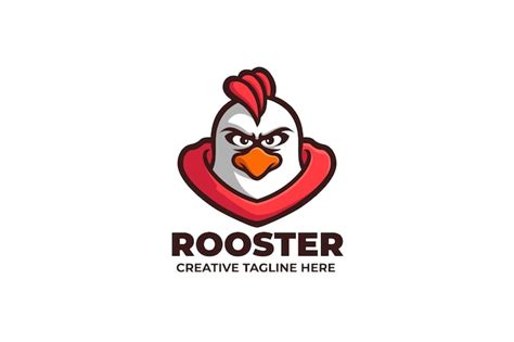 Premium Vector Strong Chicken Mascot