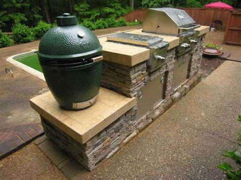 Built In Outdoor Grill And Smoker Designs Outdoor Kitchen Islands