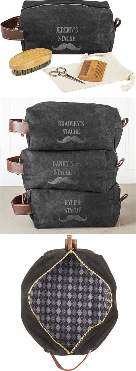 They are into men grooming and produce a whole range of products including for shave, body, face, and hair. Personalized Black Canvas Beard & Moustache Grooming Kit ...