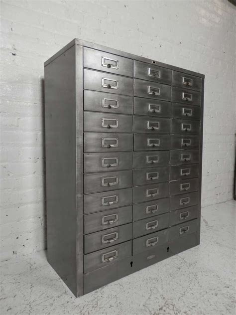 Cole Steel Industrial Metal File Cabinet At 1stdibs Cole Steel File