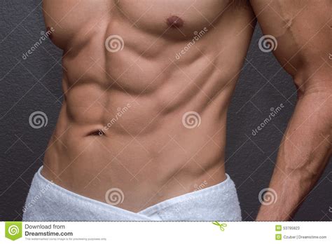 male abs closeup stock image image of fitness caucasian 53795823