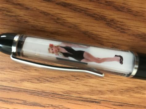 Naked Female Stripper Floaty Pens Nude Girl Woman Tip And Strip Ink Pen Black Ebay