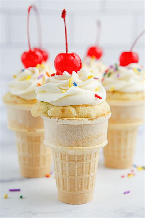 Ice Cream Cone Cupcakes Fake Ginger
