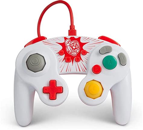 Powera Wired Controller For Nintendo Switch Gamecube Style Mario