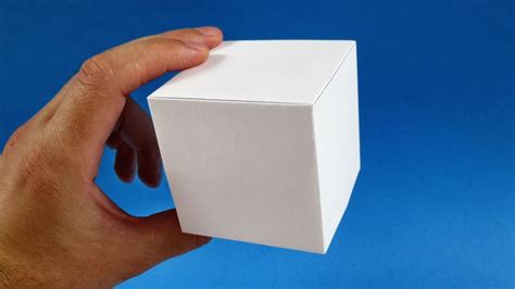 How To Make A Paper Cube Easy Origami Youtube