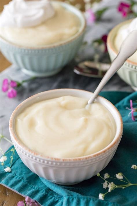 Vanilla Pudding Desserts Homemade Vanilla Pudding Easy Delicious The