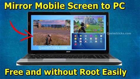How To Mirror Mobile Screen To Pc With Or Without Using Usb Cable For