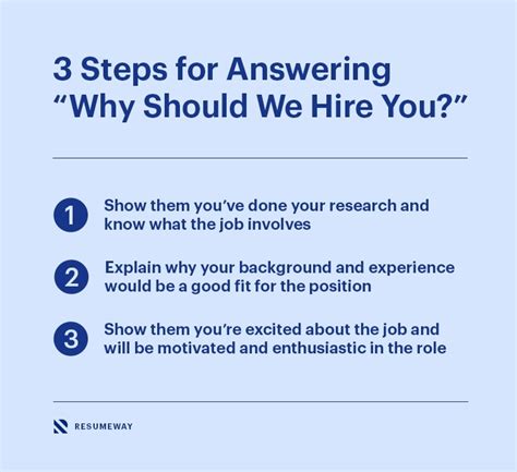 Why Should We Hire You 3 Step Guide To The Best Answer Resumeway