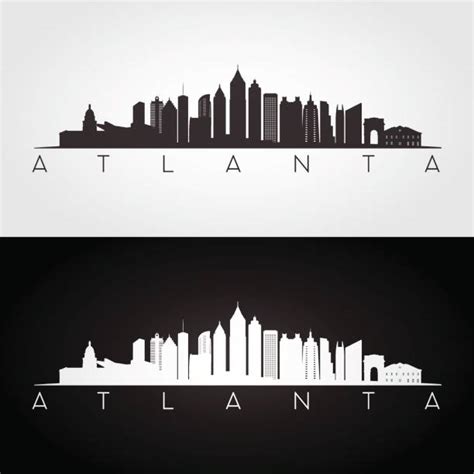 Atlanta Skyline Illustrations Royalty Free Vector Graphics And Clip Art