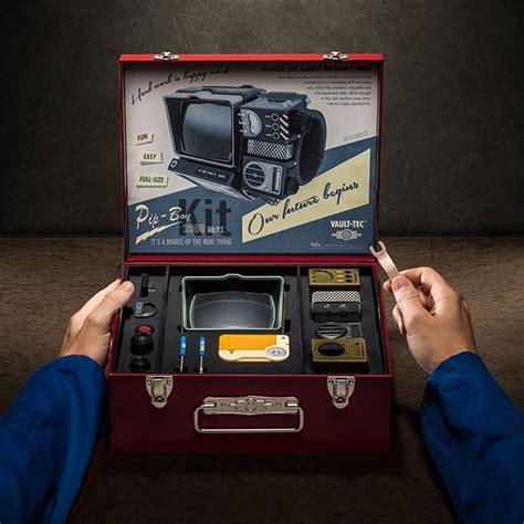 The diy pip boy 3000 mark iv is powered by the awesome raspberry pi mini pc and runs the 'pypboy' python program which has been specifically created for the pi mini pc and features osm for. Fallout 76 Pip-Boy 2000 Construction Kit | ThinkGeek | Pip boy 2000, Pip boy, Diy iphone case