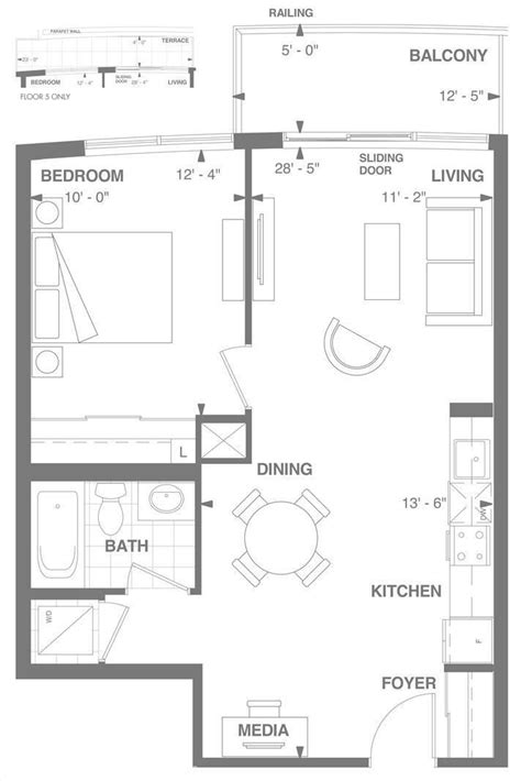 Axiom Condos By Greenpark Berkeley 3 Floorplan 1 Bed And 1 Bath