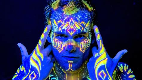 Uv Body Painting Artist Andra Budaie Stuns World With His Latest Collections