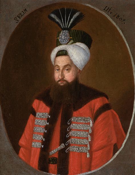 A Portrait Of Sultan Selim Iii R1789 1808 Attributable To