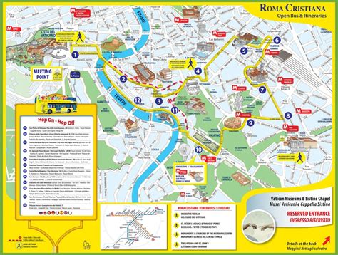 Tourist Map Of Rome City Centre Rome Tourist Map Printable