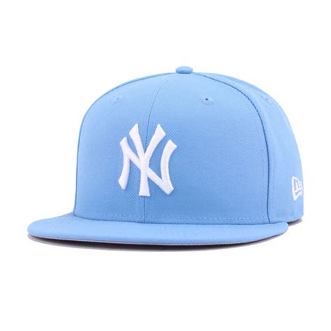 New York Yankees Sky Blue New Era 59fifty Fitted Hat Heaven