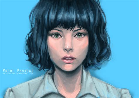 Artstation Blue Girl