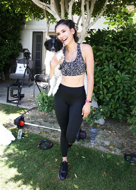 Nina Dobrev Talks Fitness And Fashion With Reebok At Coachella Teen Vogue