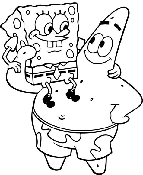 Lista Foto Dibujo De Bob Esponja Y Patricio Para Colorear Cena Hermosa Sexiz Pix