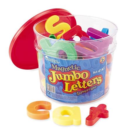 Jumbo Magnetic Letters In A Tub Lowercase — Cm School Supply