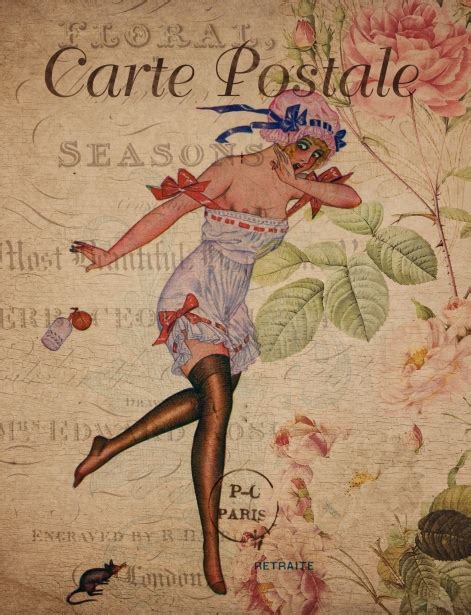 Pin Up Girl Vintage Postage Free Stock Photo Public Domain Pictures