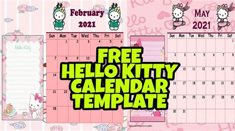 Free Hello Kitty Calendar 2024 Printable 2024 Calendar Printable