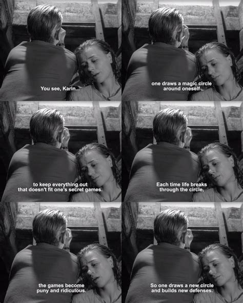 Through A Glass Darkly 1961 By Ingmar Bergman Old Movie Quotes Movie Quotes Film Quotes