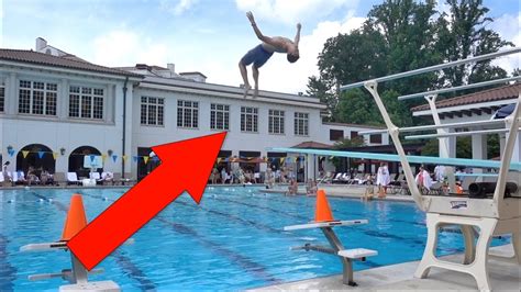 The Worlds Bounciest Diving Boards Ever Youtube
