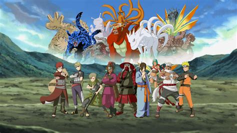 Naruto Bijuu And Jinchuuriki Wallpaper By Drumsweiss On Deviantart