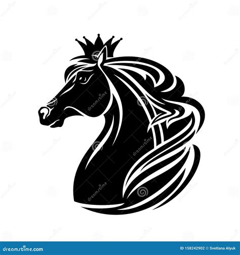 Horse Carriage Silhouette Royalty Free Illustration
