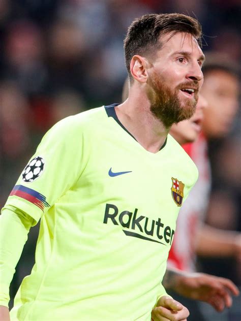Eindhoven Netherlands November 28 Lionel Messi Of Fc Barcelona