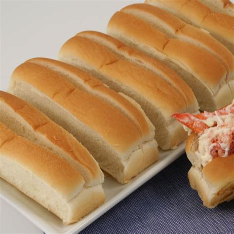 New England Split Top Rolls Hot Dog Buns Recipe Food Hot Dog Buns