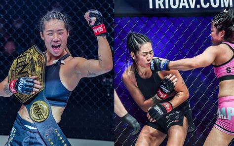 One Championship Atomweight Champ Angela Lee Reacts To Almost Getting Knocked Out By Stamp