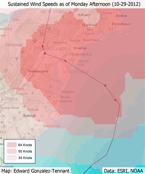 Mapping Hurricane Sandy Edward González Tennant