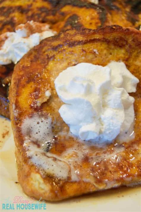 Pumpkin Spice French Toast The Diary Of A Real Housewife