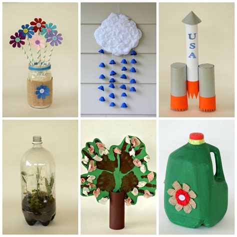 Crafts Made From Recycled Materials For Kids