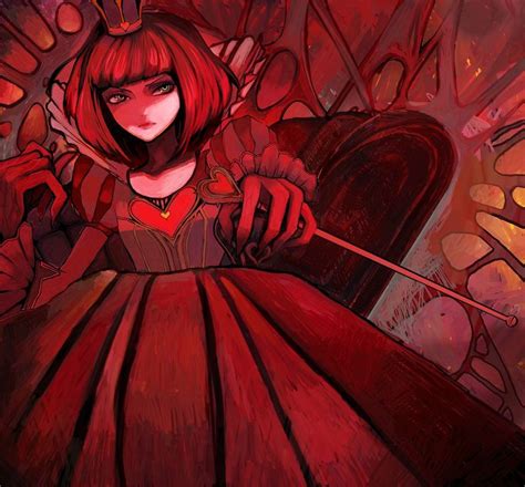 Red Queen American Mc Gees Alice Speed Painting Fan Art ~ By Unknown